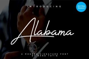 Alabama Font for Handmade Creators and Designers
