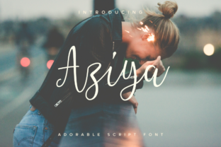 Aziya: The Script Handwritten Font That Elevates Your Brand’s Visual Story