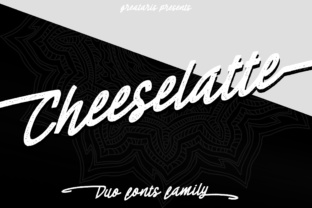 Cheese Latte: A Script Handwritten Font for Creative Makers