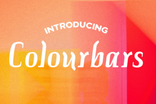 Colourbars: A Versatile Font for Creative Campaigns