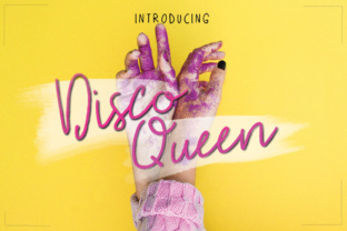 Disco Queen: A Script Font That Shines in Every Design