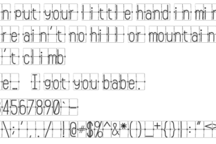 Flip Clock White: A Vintage-Inspired Decorative Font