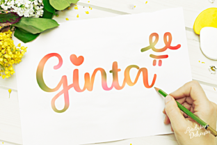 Ginta: A Script Font for Editorial Elegance and Youthful Appeal