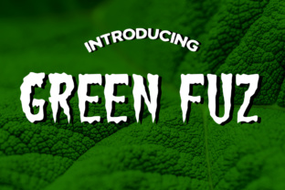 Green Fuz: A Bold Free Font for Designers