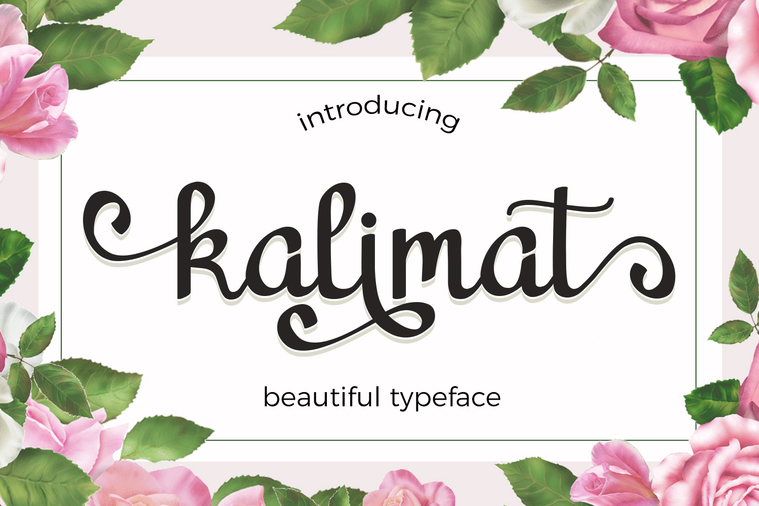 Kalimat: A Script Font for Editorial Elegance and Readable Romance