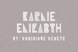 Karlie Elizabeth: A Decorative Font for Vibrant Editorial Design