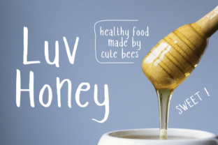 Luv Honey: The Perfect Sans Serif Font for Small Business Branding