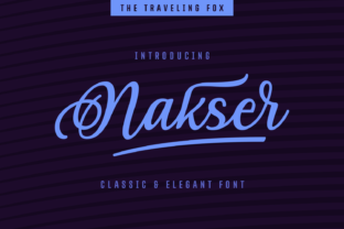 Nakser: A Script Font That Elevates Your Brand