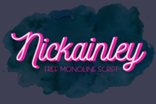 Nickainley: The Perfect Font for Handmade Crafters and Designers