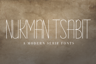 Nukman Tsabit: A Serif Font for Clean Branding and Modern Design