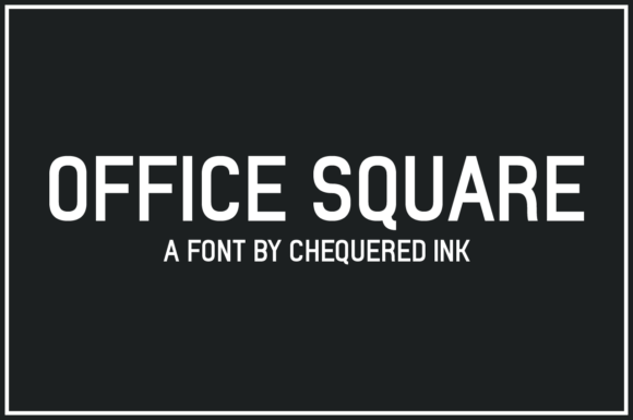 Office Square: A Versatile Sans Serif Font for Creative Product Design