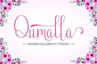Qumalla: A Script Font for Elegant and Friendly Editorial Design