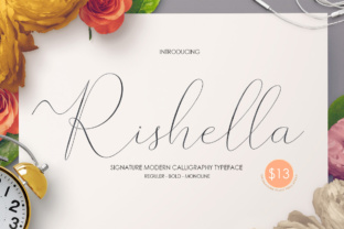 Rishella: A Script Font for Elegant Editorial Design