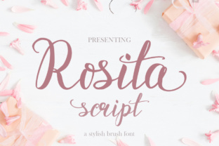 Rosita Script: A Modern Brush Font for Editorial Design and Branding