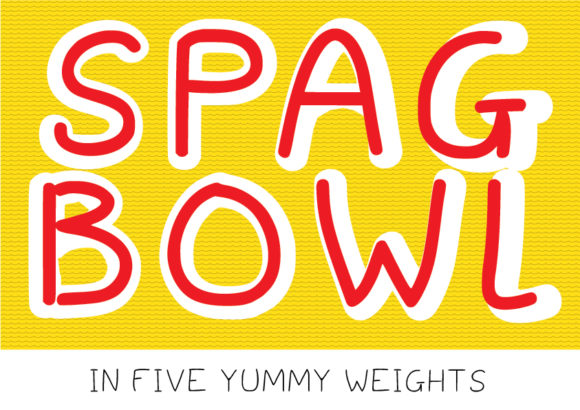 Spagbowl: A Font That Brings Handwritten Charm to Your Creative Projects