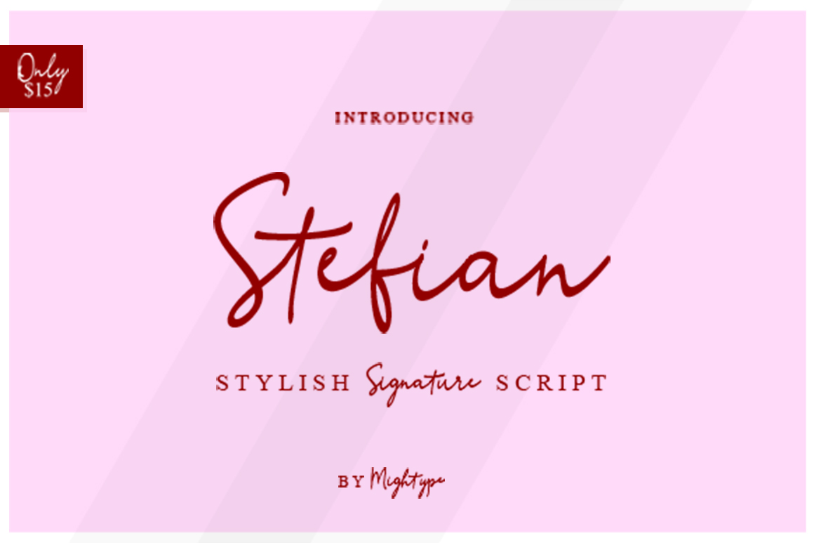 Stefian Script: A Font That Elevates Branding with Elegance and Versatility