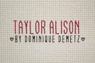 Taylor Alison: A Decorative Font for Editorial Design